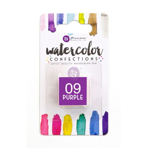 Watercolor Confections - Purple
