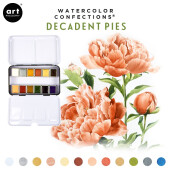 Watercolor Confections - Decadent Pies